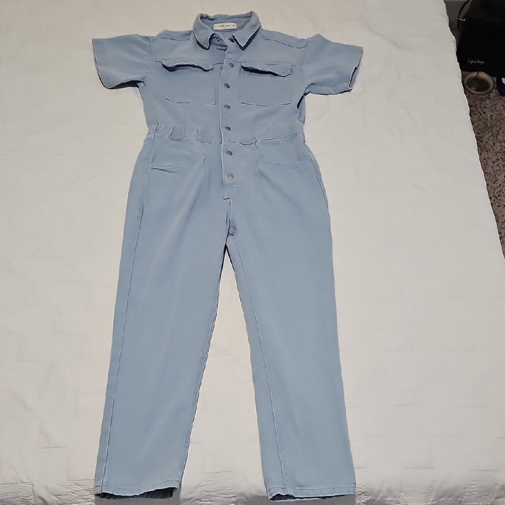Sky Blue Women's Jumpsuit